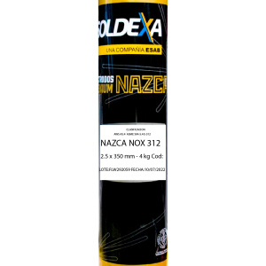 Soldadura Electrodo Inox Nazca Nox 312 4kg Soldexa