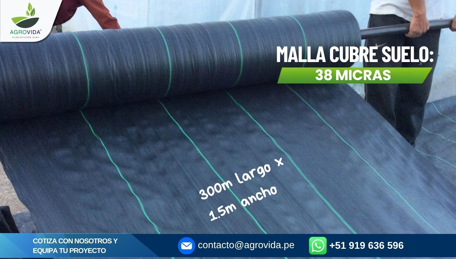 Tienda AgroVida: Malla cubre suelo, foto 1