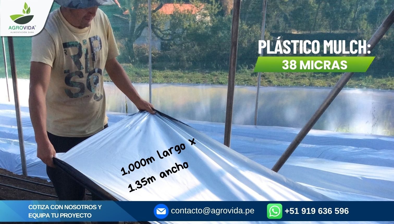 Plástico Mulch foto 1